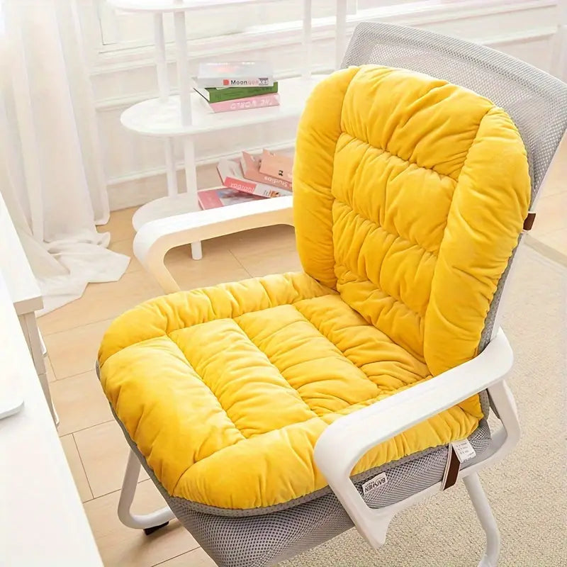 Desk Chair Cushion Soft Seat Cushion with Removable Cover, Office Chair Cushion Seat Cushion with Back Support Rocking Chair Cushion.It is made of a soft material.