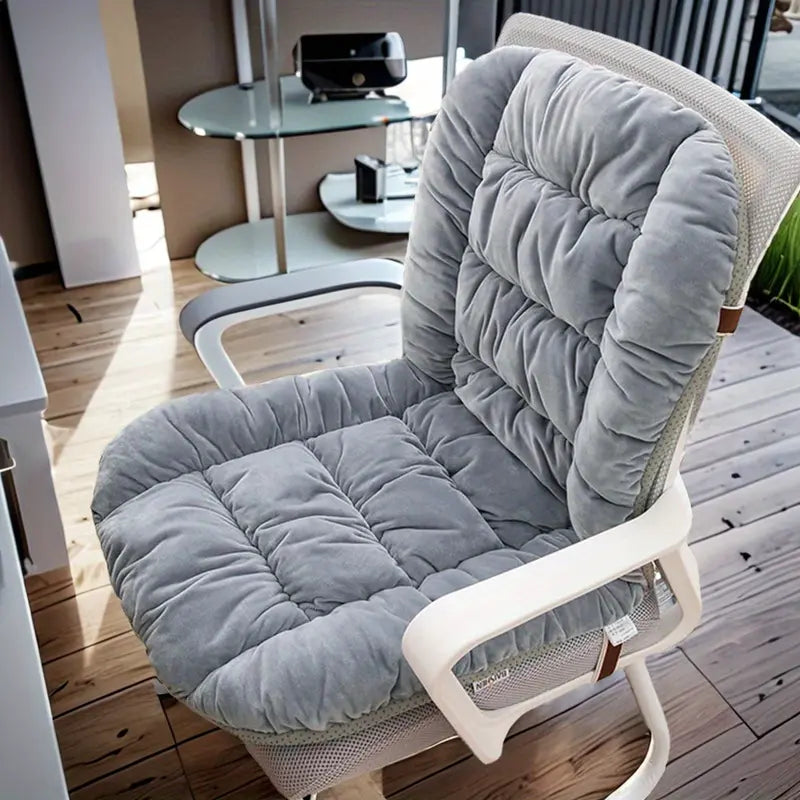 Desk Chair Cushion Soft Seat Cushion with Removable Cover, Office Chair Cushion Seat Cushion with Back Support Rocking Chair Cushion.It is made of a soft material.