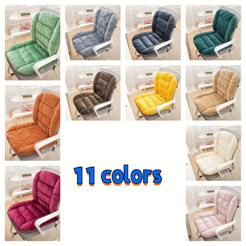 Desk Chair Cushion Soft Seat Cushion with Removable Cover, Office Chair Cushion Seat Cushion with Back Support Rocking Chair Cushion.It is made of a soft material.