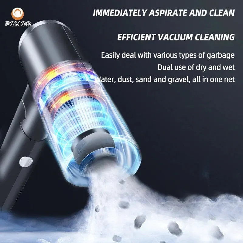 Unleash Cordless Power: The Ultimate 5500Pa, Wet & Dry Portable Vacuum for a Spotless Car & Home.Small Size, Big Clean: The Ultra-Portable Vacuum that Fits Anywhere You Need It