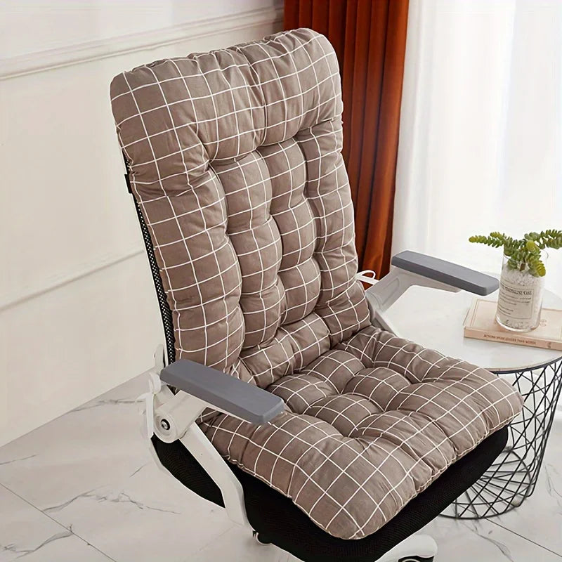 Desk Chair Cushion Soft Seat Cushion with Removable Cover, Office Chair Cushion Seat Cushion with Back Support Rocking Chair Cushion.It is made of a soft material.