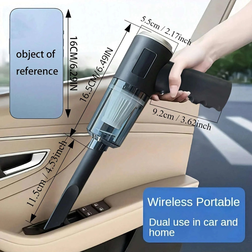 Unleash Cordless Power: The Ultimate 5500Pa, Wet & Dry Portable Vacuum for a Spotless Car & Home.Small Size, Big Clean: The Ultra-Portable Vacuum that Fits Anywhere You Need It